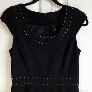 White House Black Market Black Dress 8